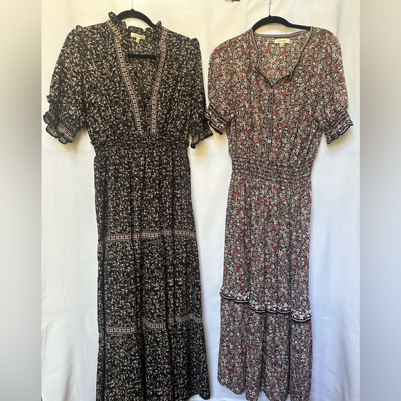 Max Studio Floral Tiered Maxi/Midi Dresses - Lot of 2 - Picture 1 of 12